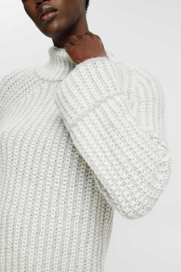 Chunky knit jumper with alpaca, ICE, detail image number 2