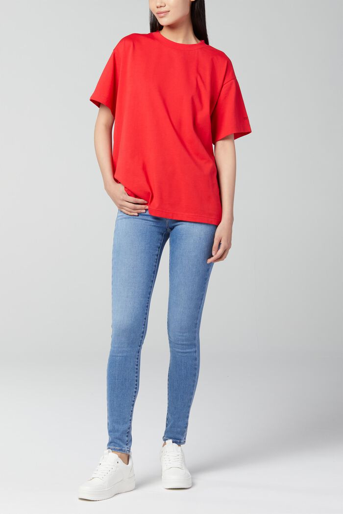 Unisex T-shirt with a back print, RED, detail image number 1