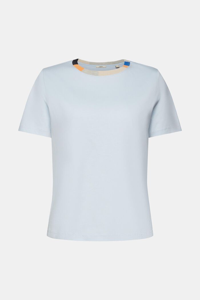 T-shirt, 100% cotton, PASTEL BLUE, detail image number 6