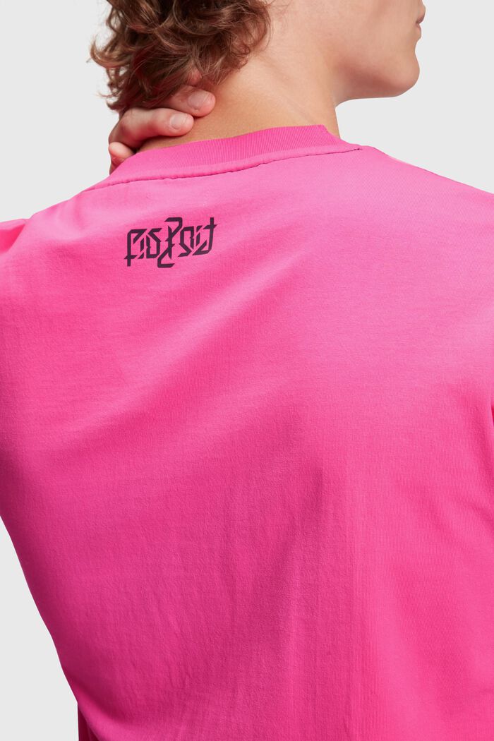 Relaxed Fit Neon Print Tee, NEW PINK, detail image number 2