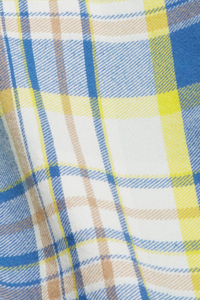 Checked shirt, BLUE, detail image number 1