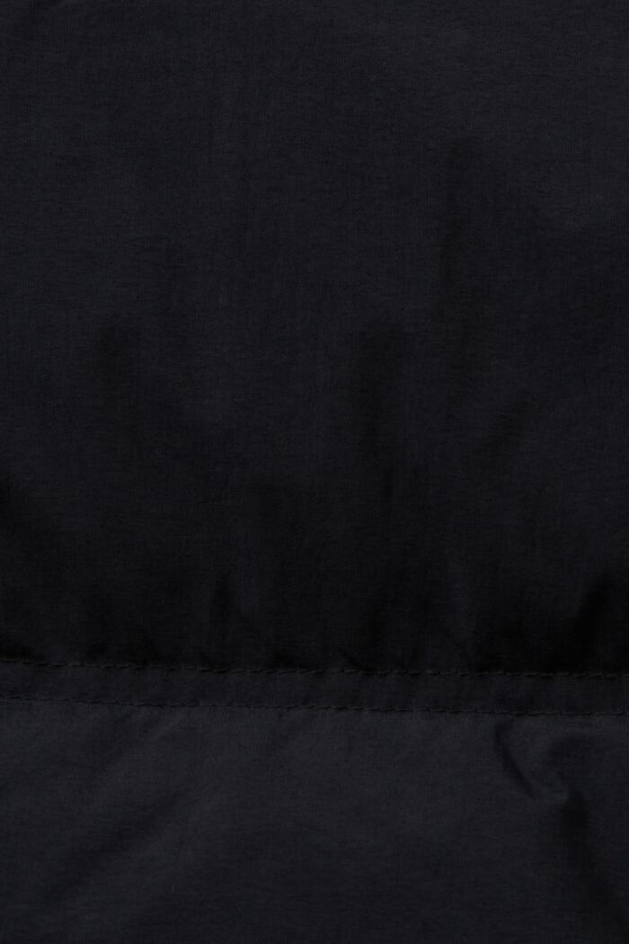 Quilted Puffer Vest, BLACK, detail image number 4