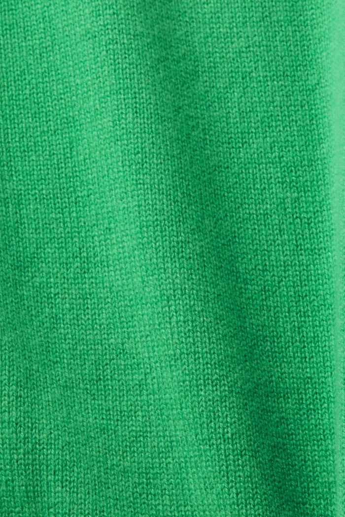 Cashmere sweater, DARK GREEN, detail image number 6