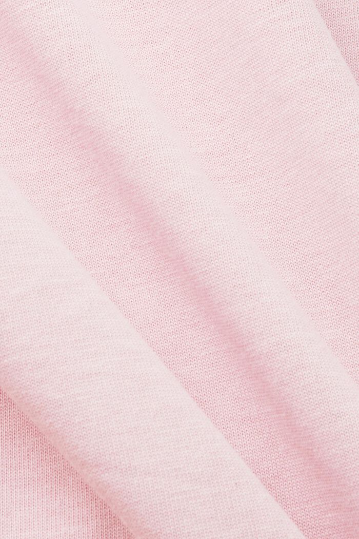 Organic cotton T-shirt with geometric print, PINK, detail image number 5