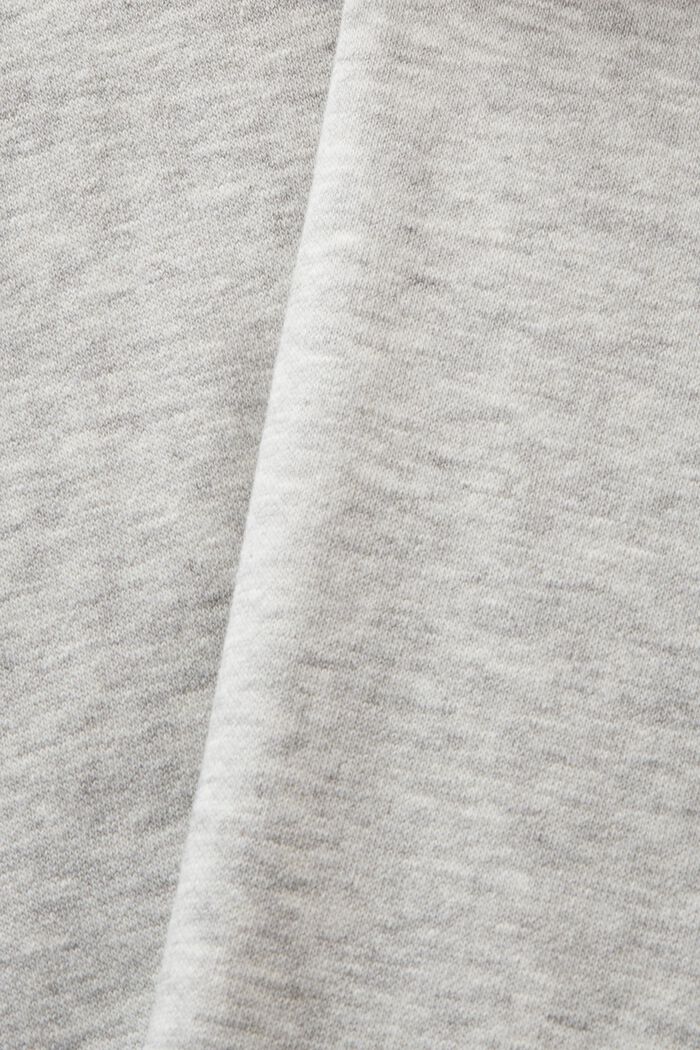 Logo Embroidered Hoodie, LIGHT GREY, detail image number 6