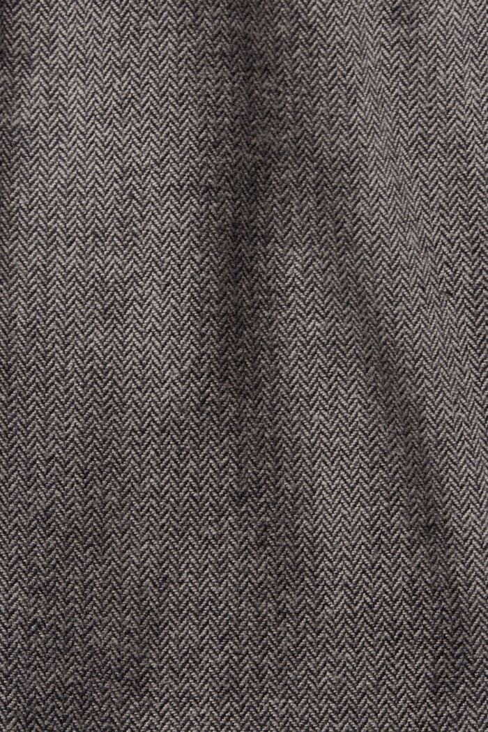 Slim fit herringbone trousers, GREY, detail image number 5