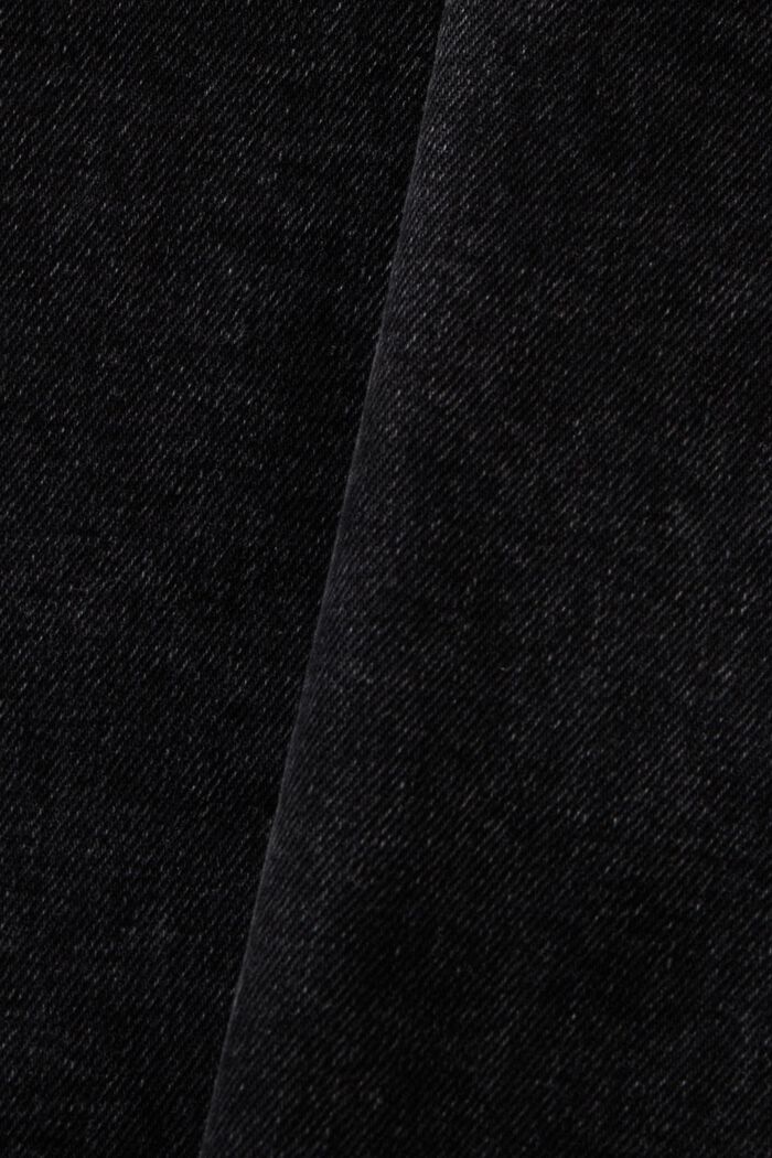 Denim Maxi Skirt, BLACK DARK WASHED, detail image number 6