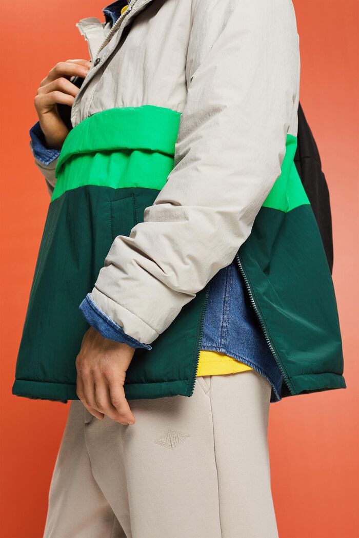 Water-Repellent Pullover Jacket, EMERALD GREEN, detail image number 5