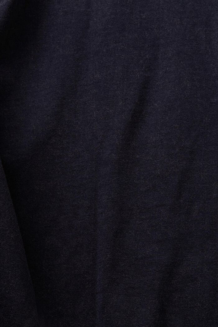 Long-sleeved top with buttons, NAVY, detail image number 5