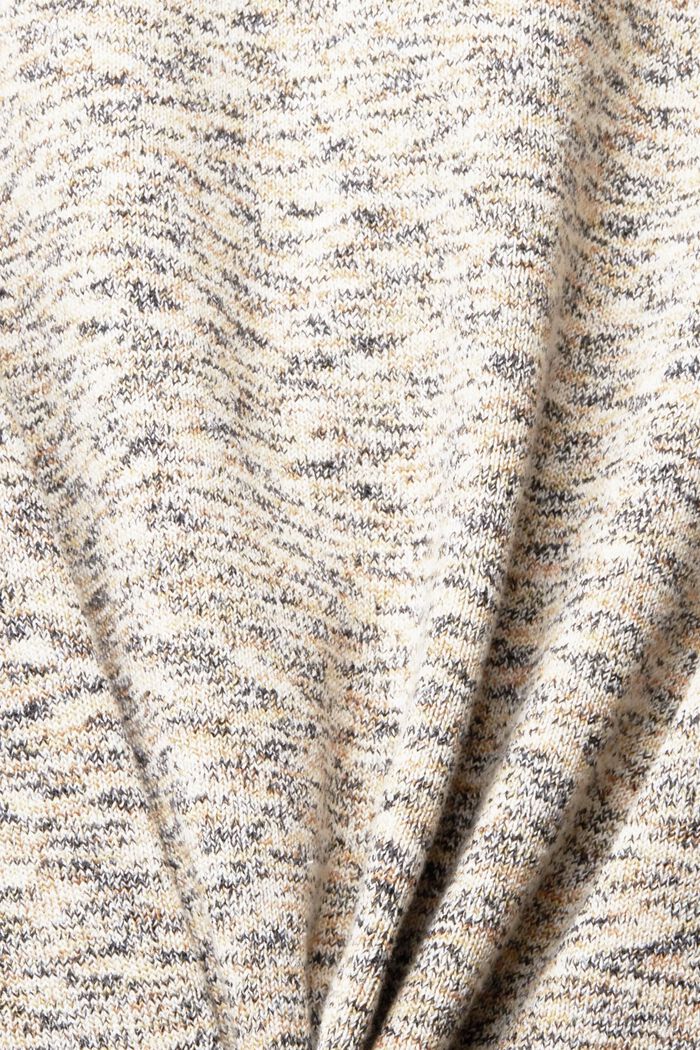 Multicoloured knit skirt, CREAM BEIGE, detail image number 6