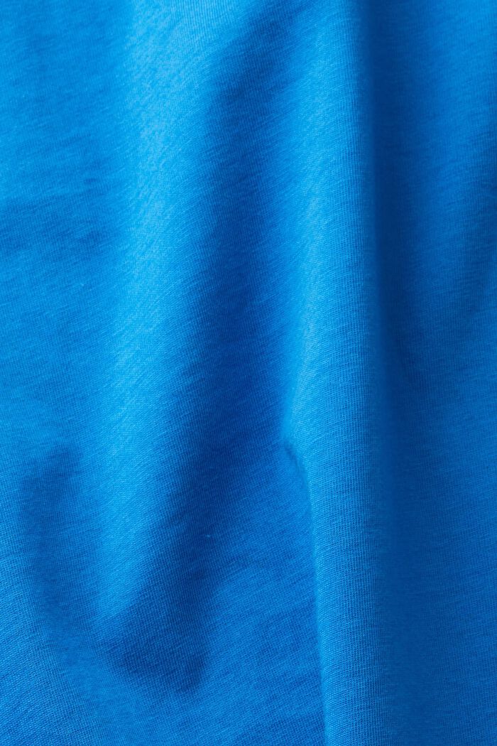 T-shirt with chest print, BLUE, detail image number 5