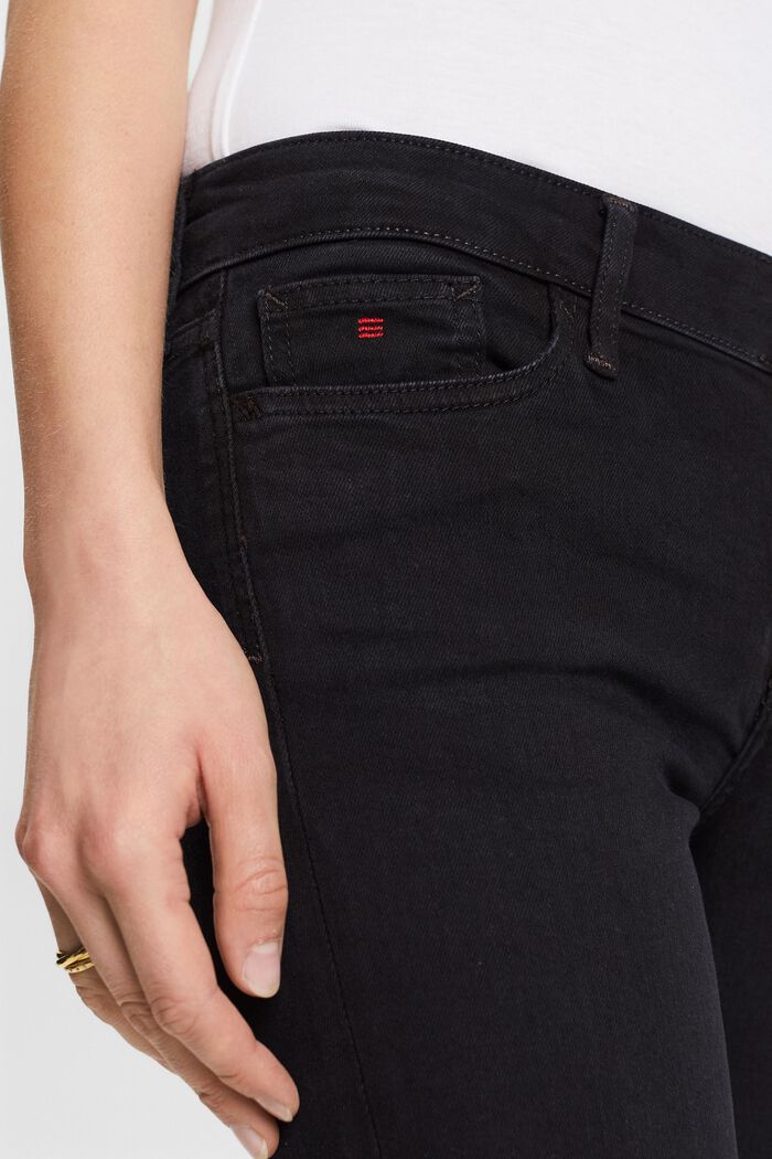 Premium mid-rise skinny fit jeans, BLACK DARK WASHED, detail image number 1