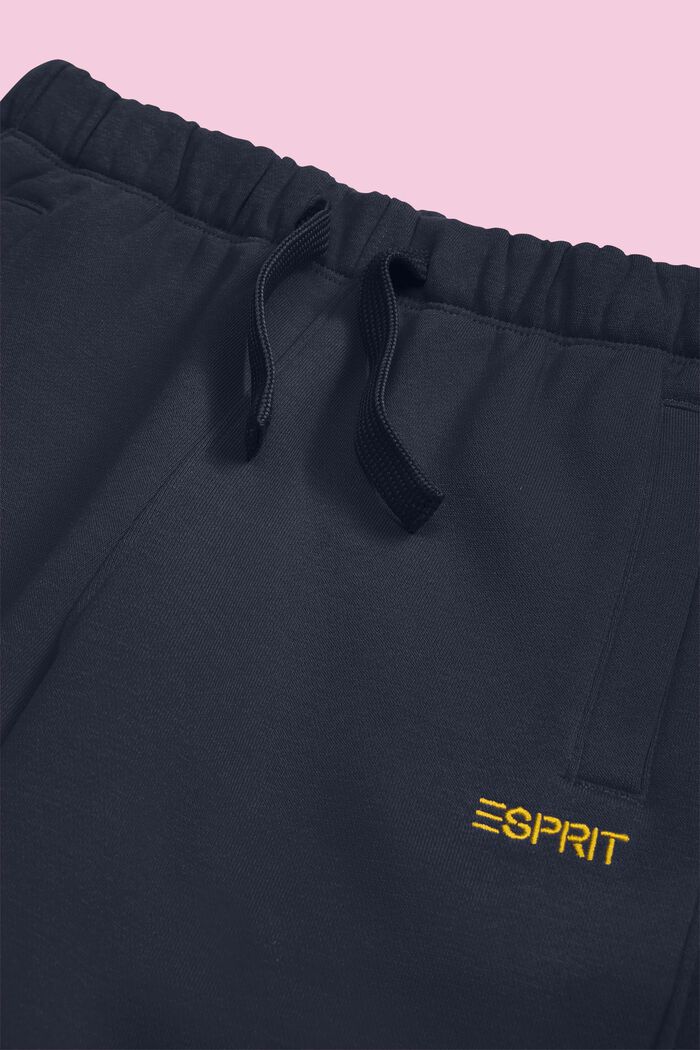 Cotton-Blend Logo Sweatpants, NAVY, detail image number 1