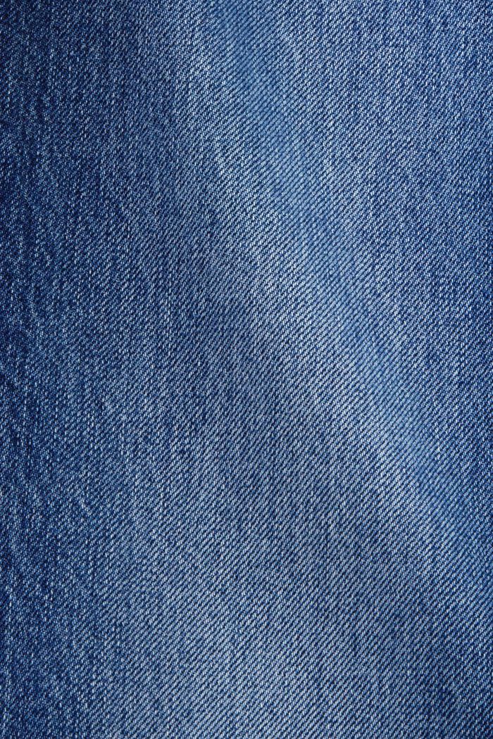 Mid-rise retro flared jeans, BLUE DARK WASHED, detail image number 5