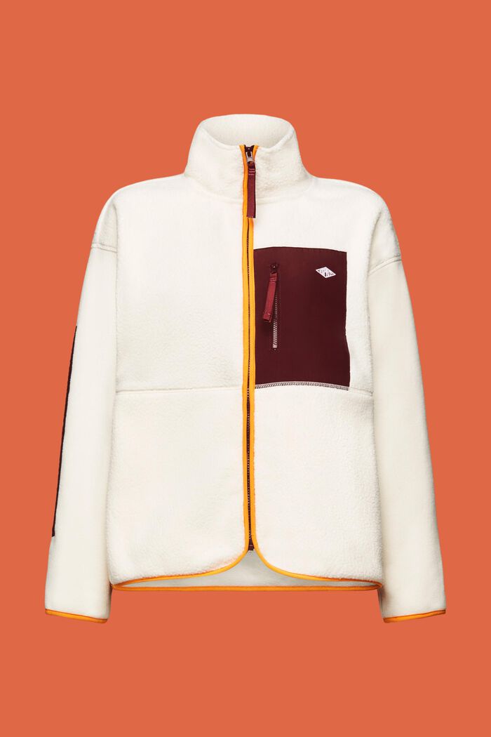 Colorblock Fleece Jacket, ICE, detail image number 6