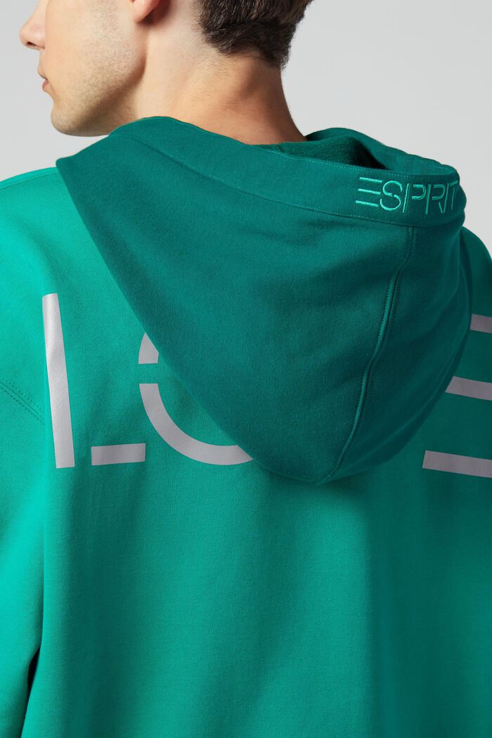 Unisex sweatshirt in a patchwork look, GREEN, detail image number 5