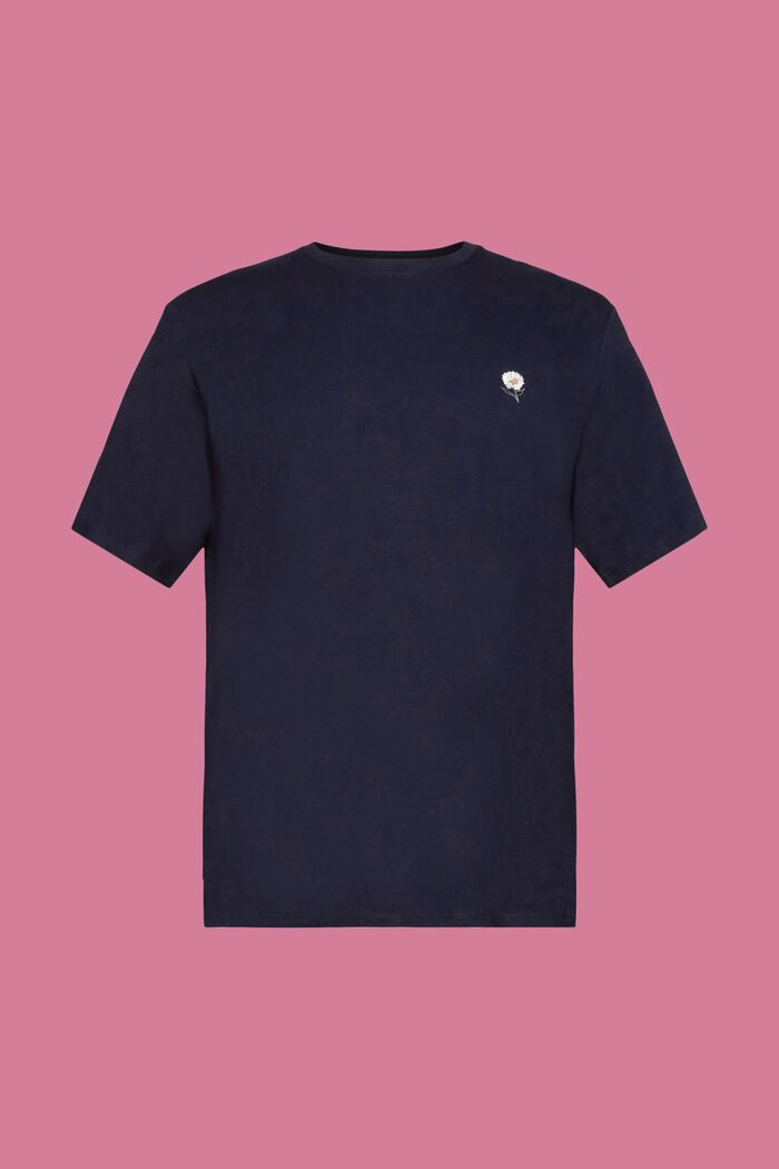 Sustainable cotton T-shirt, NAVY, detail image number 5