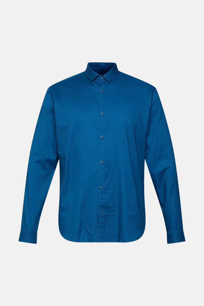 Slim fit shirt, PETROL BLUE, detail image number 6