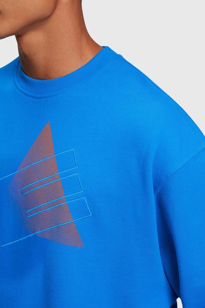Graphic Reunion Sweatshirt, BRIGHT BLUE, detail image number 0