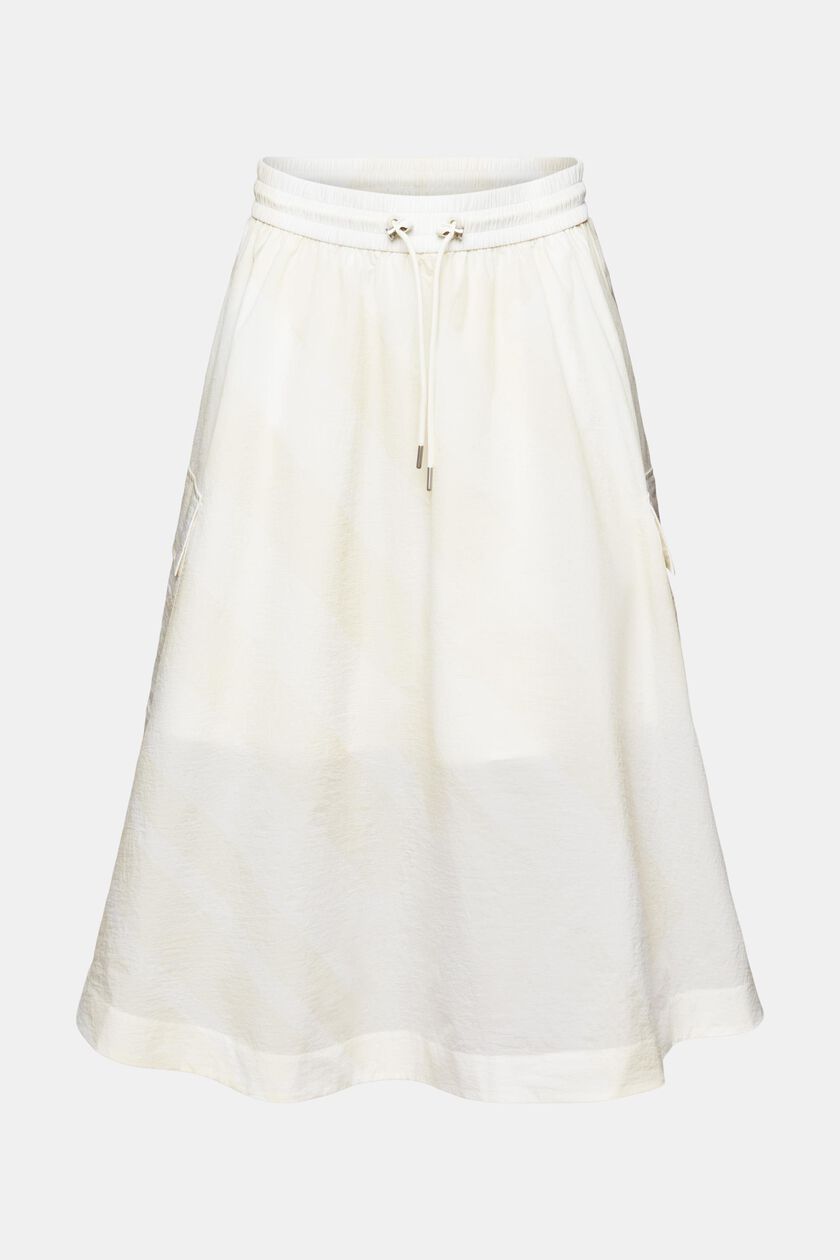 Drawstring Midi Skirt