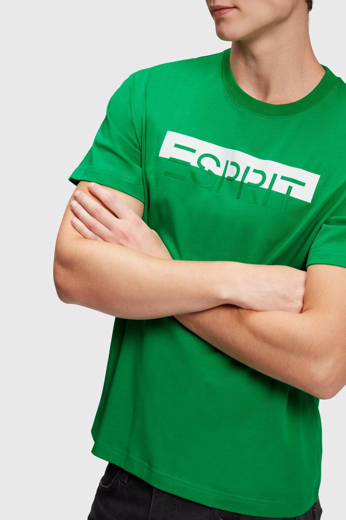 Logo Appliqué T-Shirt, GREEN, detail image number 2