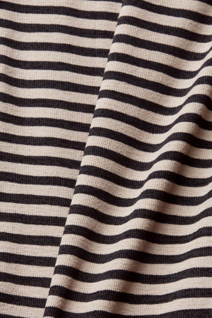 Striped polo dress, LIGHT TAUPE, detail image number 1