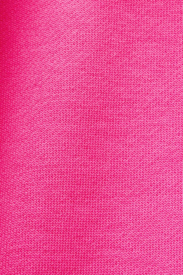 Hoodie with print, 100% cotton, PINK FUCHSIA, detail image number 5