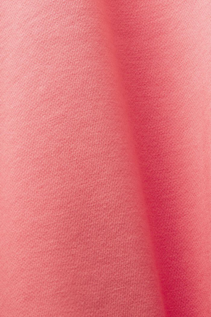 Organic Cotton Logo Crewneck Sweatshirt, PINK, detail image number 5