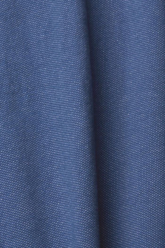 Textured shirt, DARK BLUE, detail image number 4