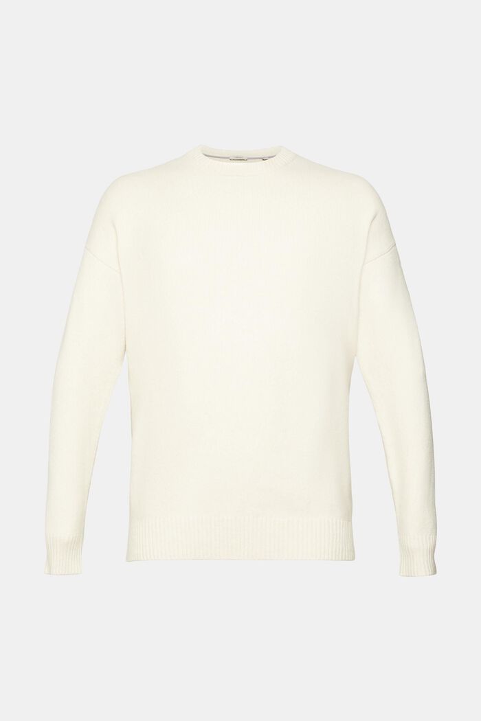 Crewneck Sweater, OFF WHITE, detail image number 6