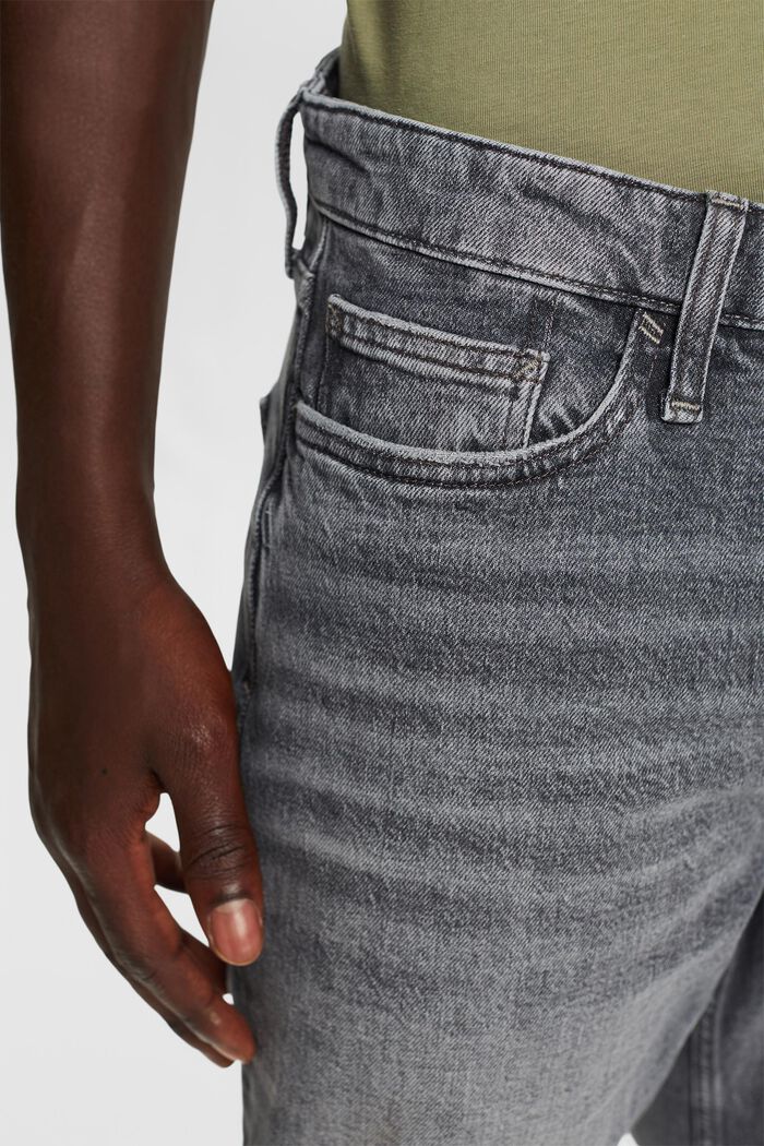 Mid-Rise Regular Tapered Jeans, GREY MEDIUM WASHED, detail image number 2