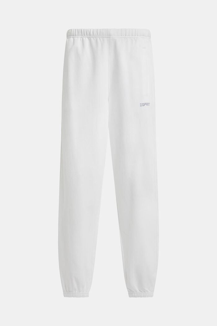 Relaxed logo joggers, WHITE, detail image number 4