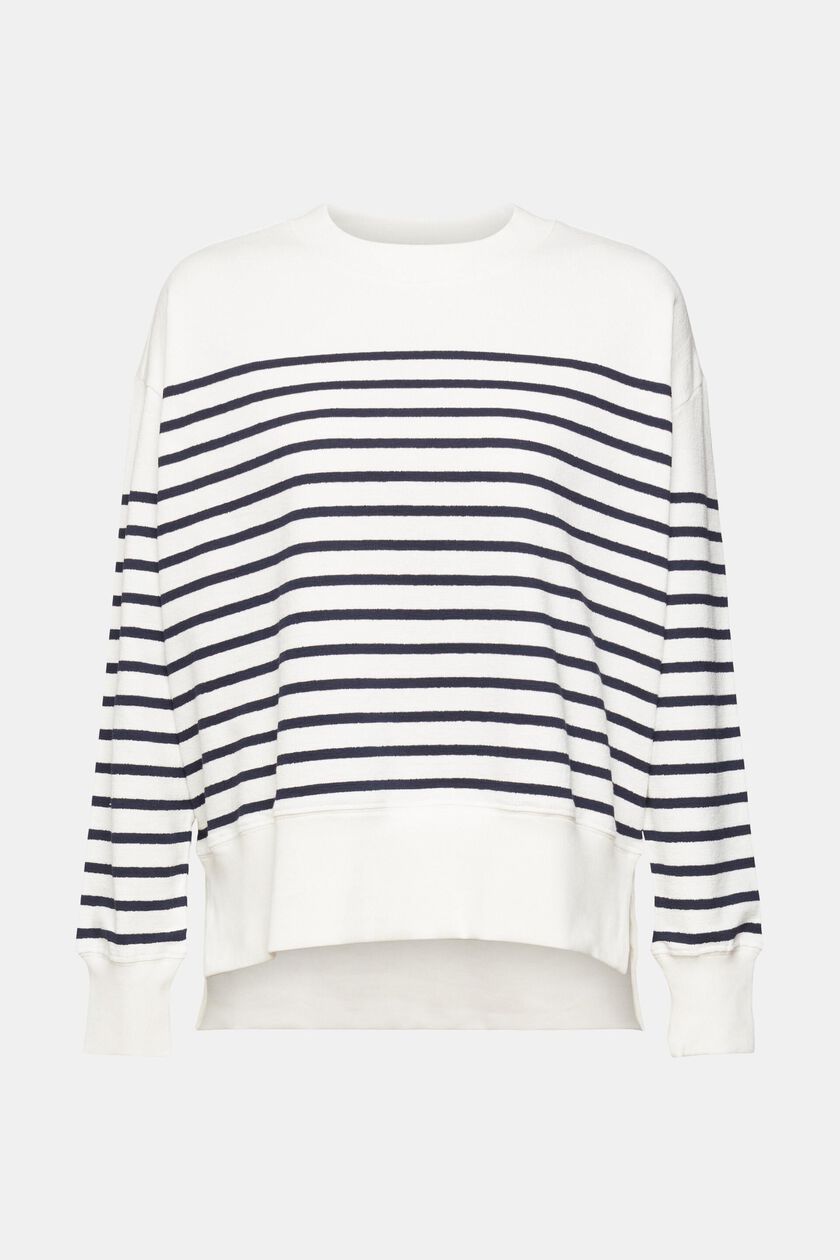 Striped cotton sweatshirt