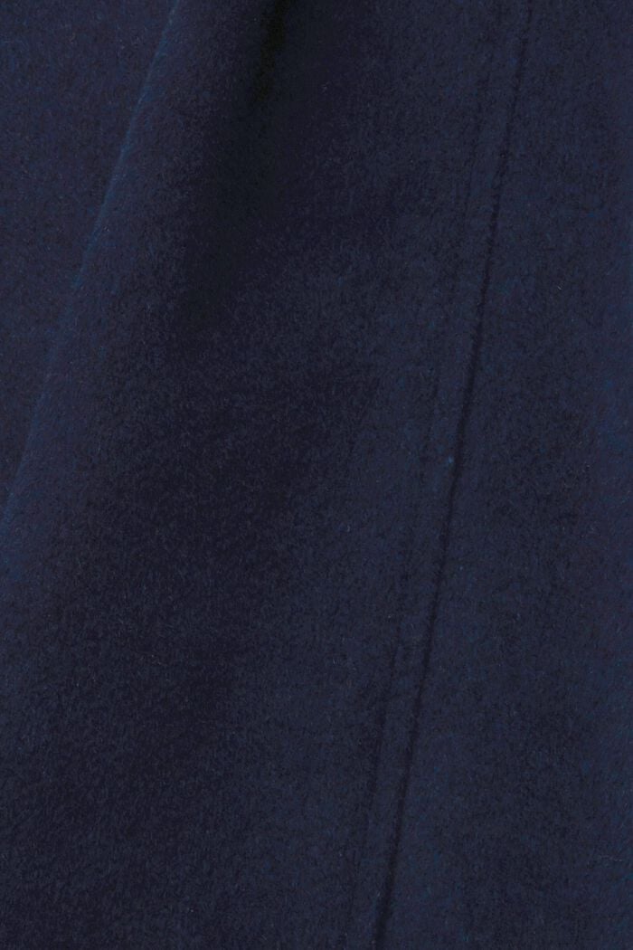 Double breasted wool blend coat, NAVY, detail image number 5