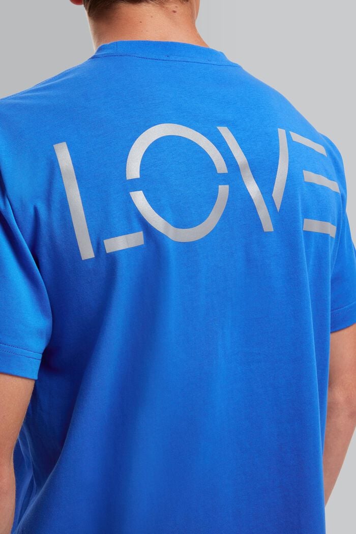 Unisex T-shirt with a back print, BLUE, detail image number 5