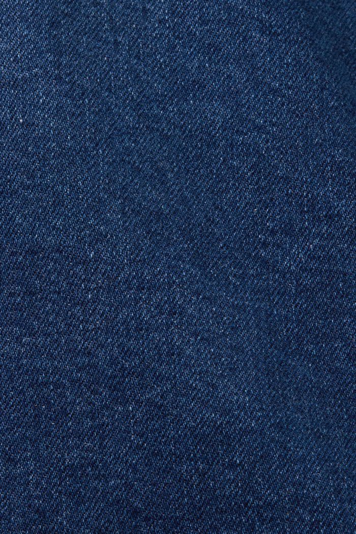 Sherpa-Trimmed Denim Jacket, BLUE MEDIUM WASH, detail image number 6