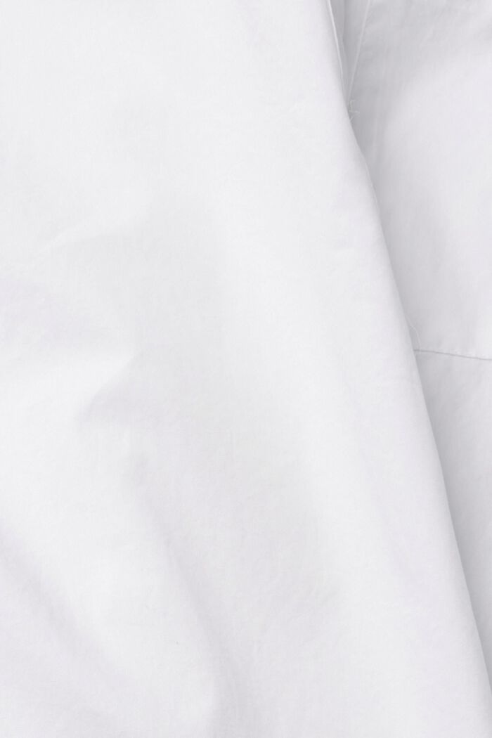 Shirt blouse, organic cotton, WHITE, detail image number 5