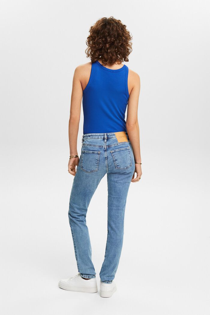 Mid-Rise Slim Jeans, BLUE MEDIUM WASHED, detail image number 2