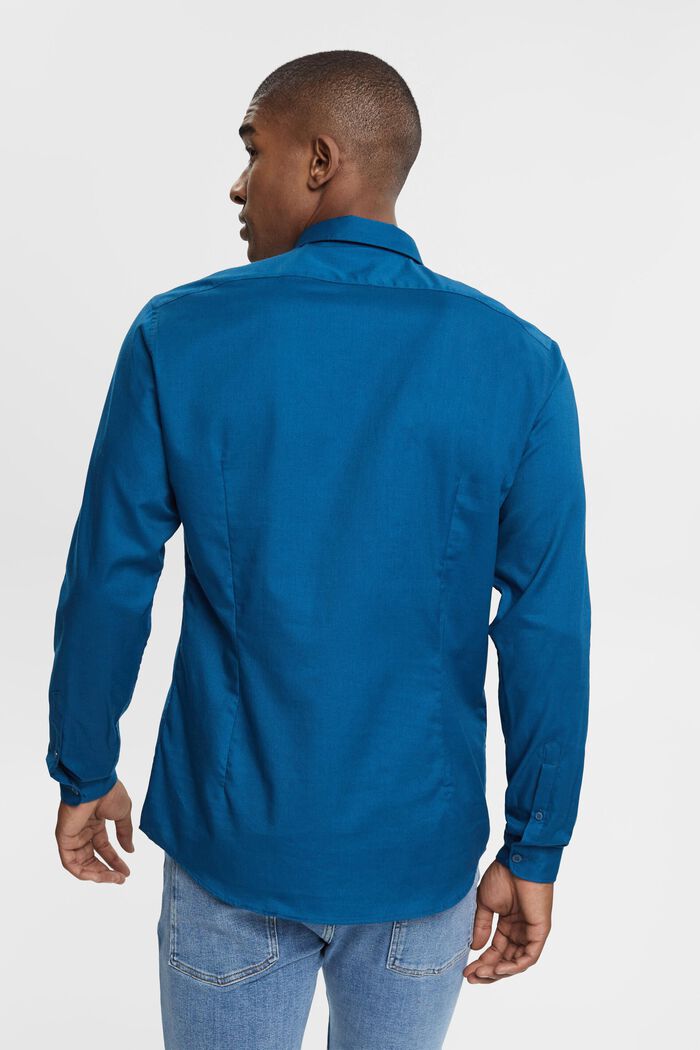 Slim fit shirt, PETROL BLUE, detail image number 3
