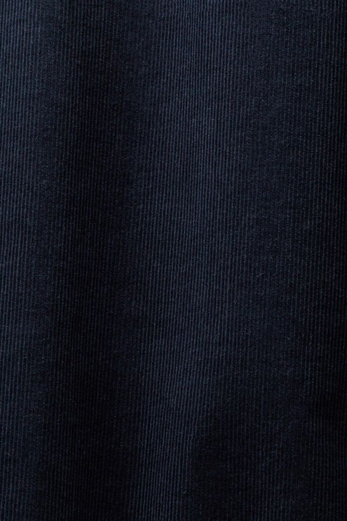 Corduroy shirt, 100% cotton, PETROL BLUE, detail image number 5