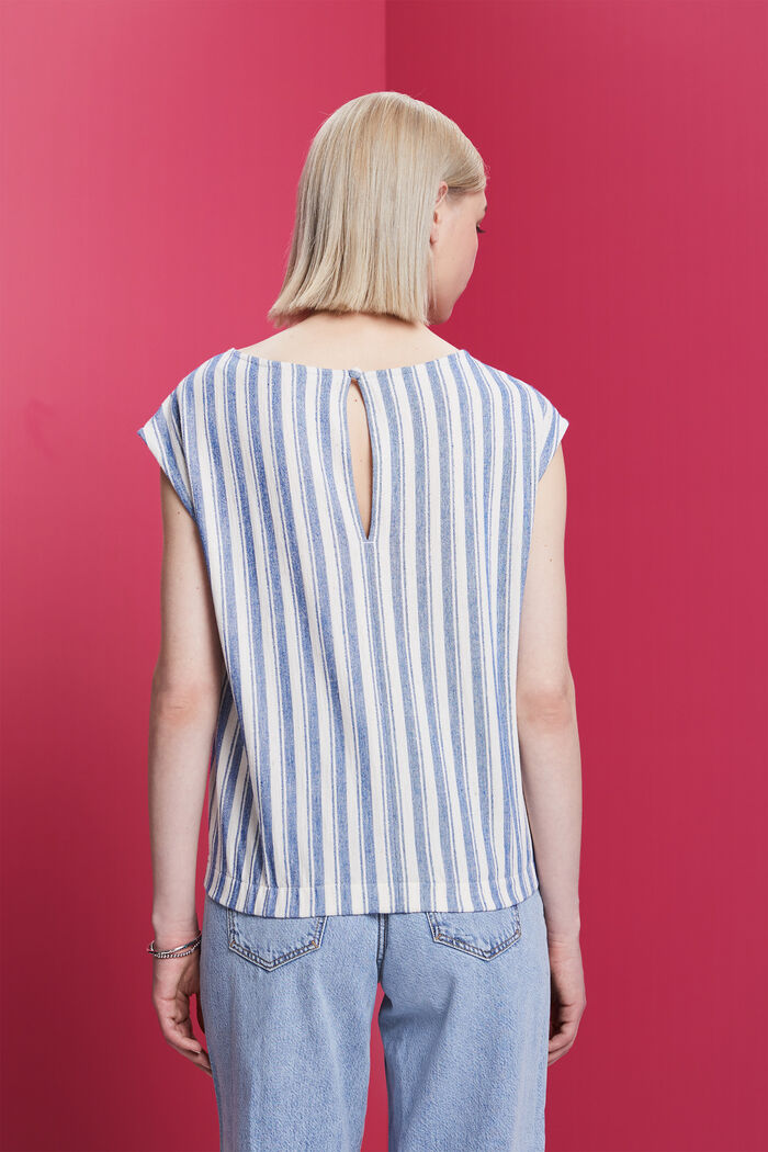 Sleeveless top with vertical stripes, ICE, detail image number 3