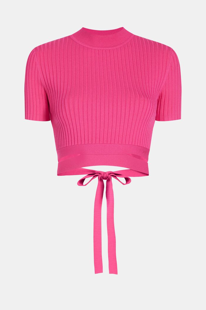Pleated top, PINK FUCHSIA, detail image number 6
