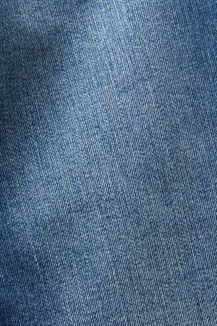 Metallic High-Rise Skinny Jeans, BLUE MEDIUM WASH, detail image number 6