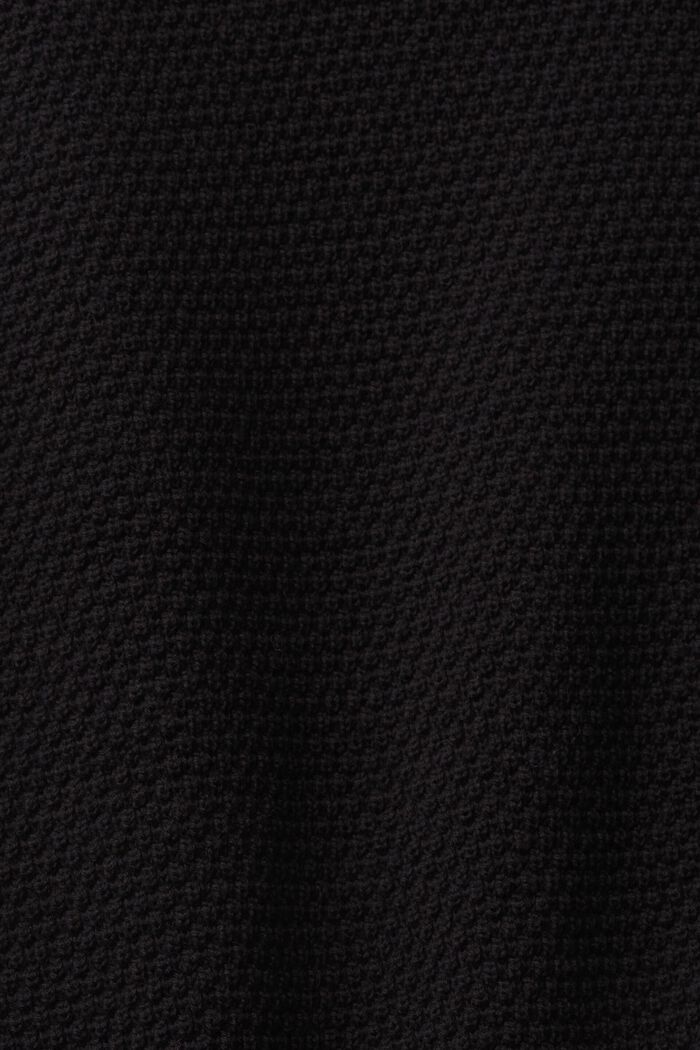 Sleeveless jumper, cotton blend, BLACK, detail image number 1