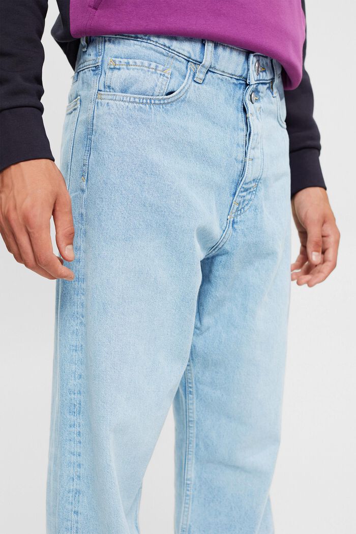 Mid-Rise Loose Jeans, BLUE BLEACHED, detail image number 2