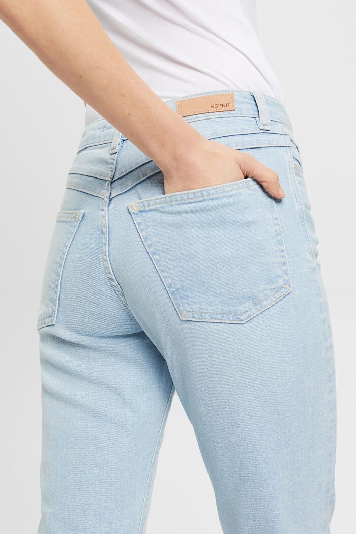 Mom fit jeans, BLUE BLEACHED, detail image number 4