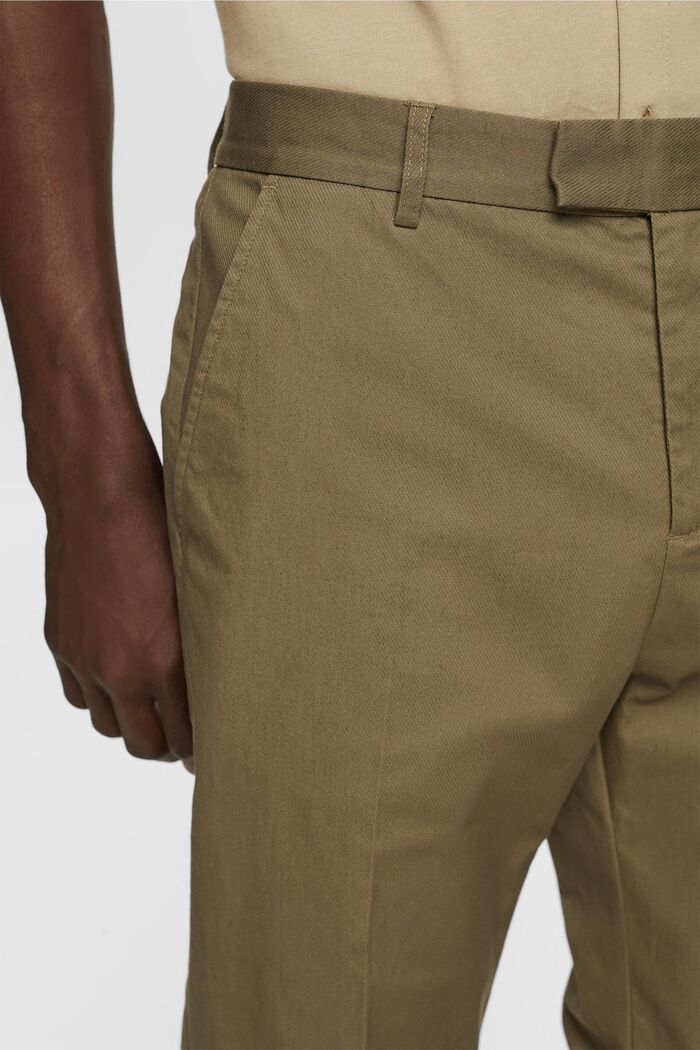Relaxed fit chinos, KHAKI GREEN, detail image number 2