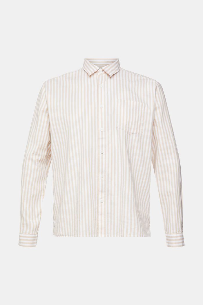 Striped shirt, CREAM BEIGE, detail image number 6