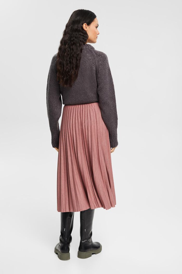 Pleated midi skirt, TERRACOTTA, detail image number 3
