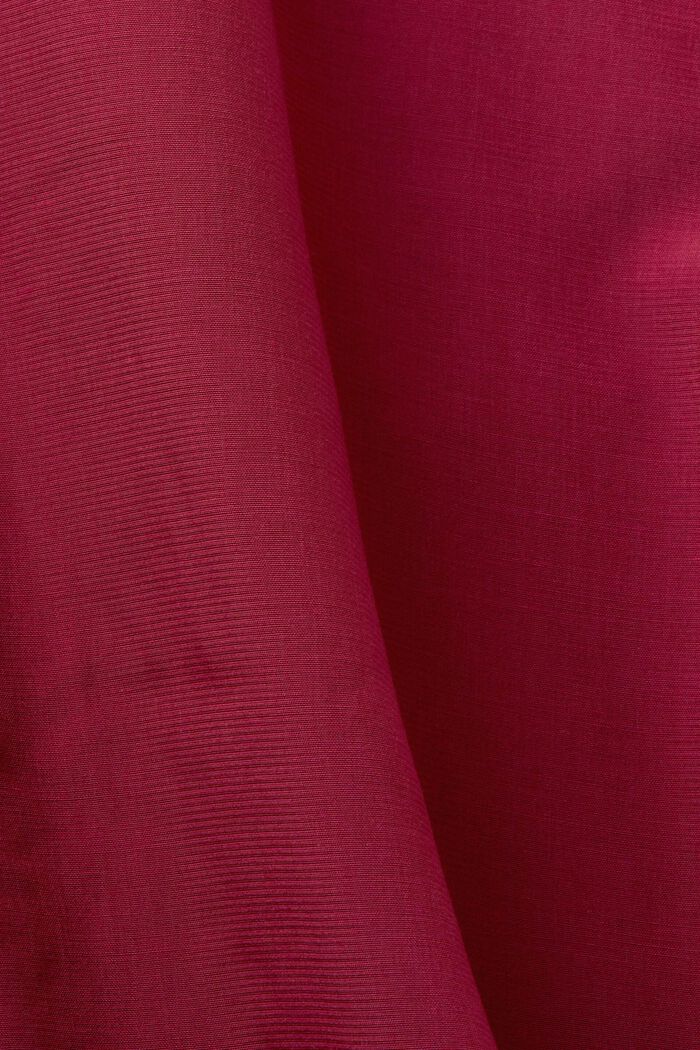 Blouse with smocked details, LENZING™ ECOVERO™, CHERRY RED, detail image number 4